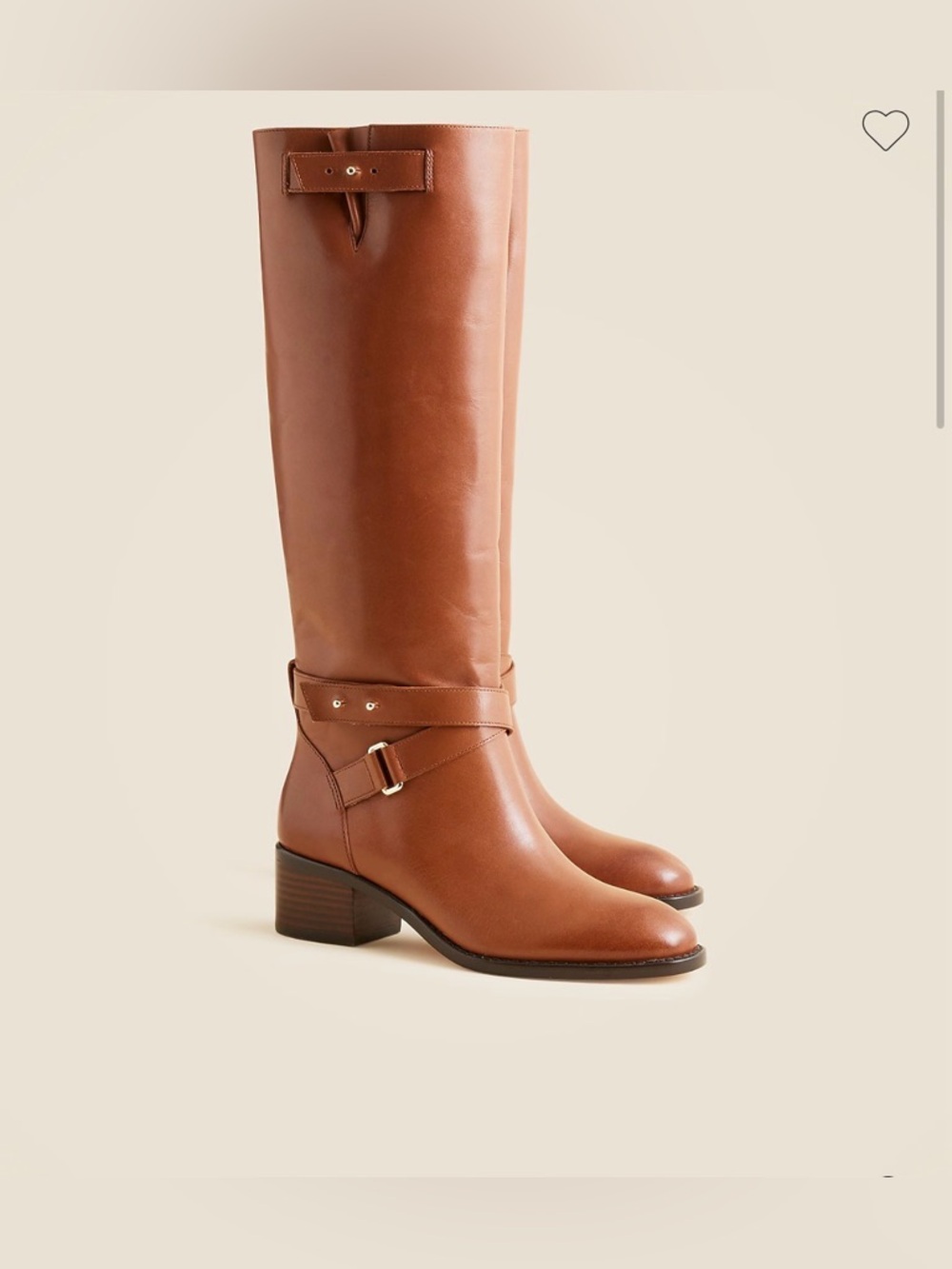 J.Crew Ryder Knee-High Leather Boots